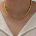 Load image into Gallery viewer, Gold Woven Twist Stainless Steel Necklace - Fashionable and Non-Fading
