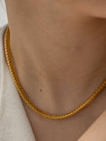 Load image into Gallery viewer, Gold Woven Twist Stainless Steel Necklace - Fashionable and Non-Fading
