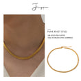 Load image into Gallery viewer, Gold Woven Twist Stainless Steel Necklace - Fashionable and Non-Fading
