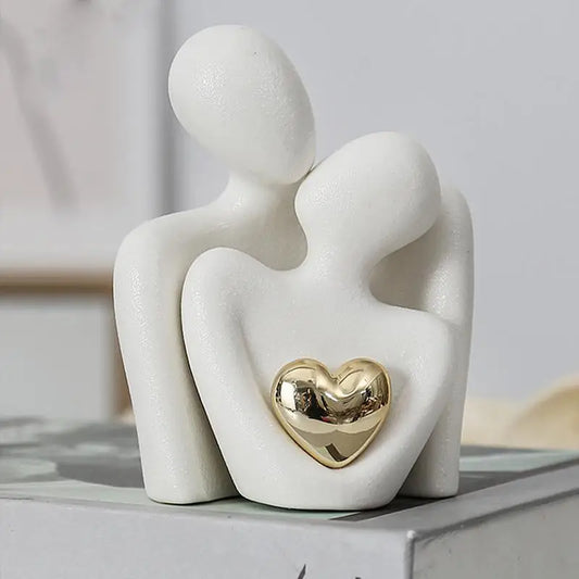 Nordic Abstract Couple Statue