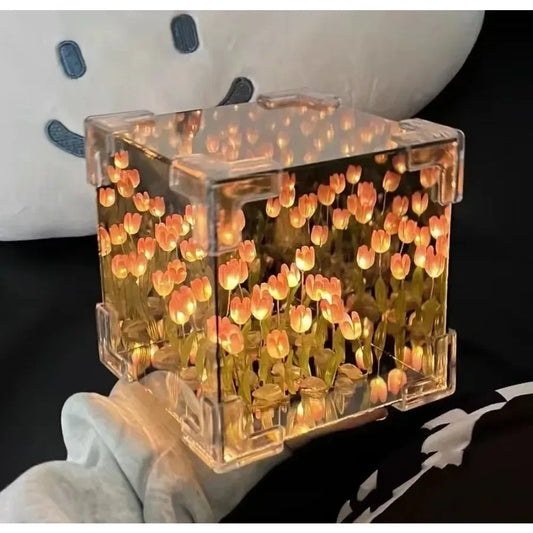 Creative DIY Tulip Flower Sea Cube