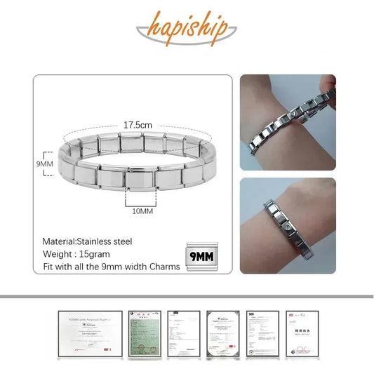 Itanlian Elastic Charm Bracelet