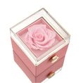 Load image into Gallery viewer, Eternal Rose Box with Engraved Necklace and Real Rose
