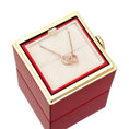 Load image into Gallery viewer, Eternal Rose Box with Engraved Necklace and Real Rose
