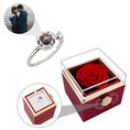 Load image into Gallery viewer, Eternal Rose Box with Projection Ring and Real Rose
